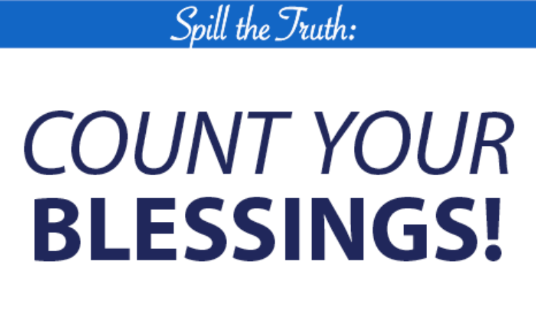 Count your blessings!