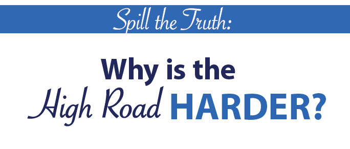 Why is the high road harder?