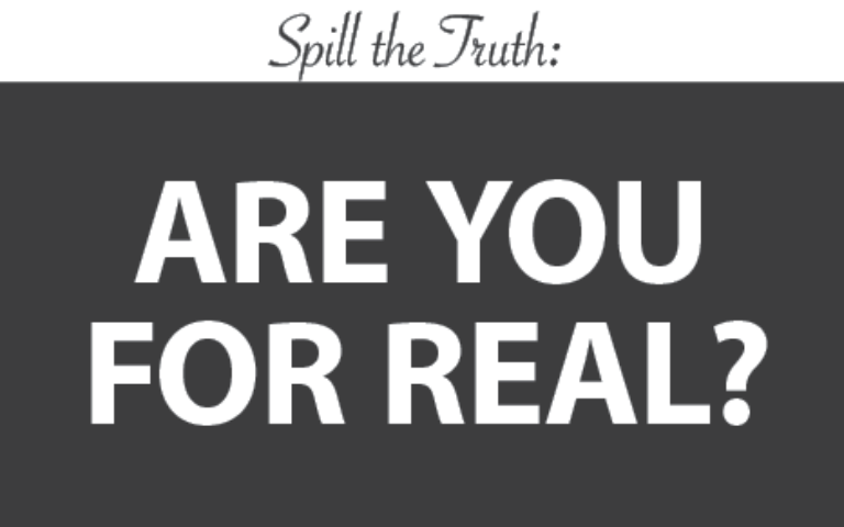 Are You For Real?