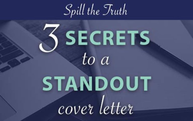 3 Secrets to a Standout Cover Letter