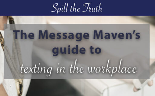 TruPerception texting in the workplace