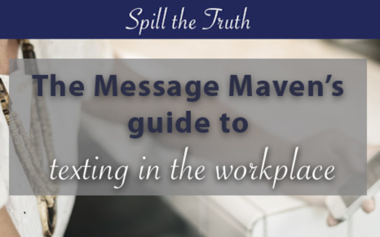 TruPerception texting in the workplace