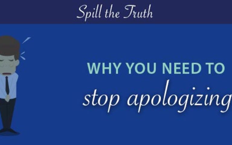 Why you need to stop apologizing