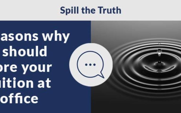 4 reasons why you should ignore your intuition at the office